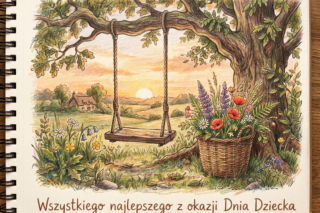 Kartka na Dzień Dziecka dorosłego dziecka