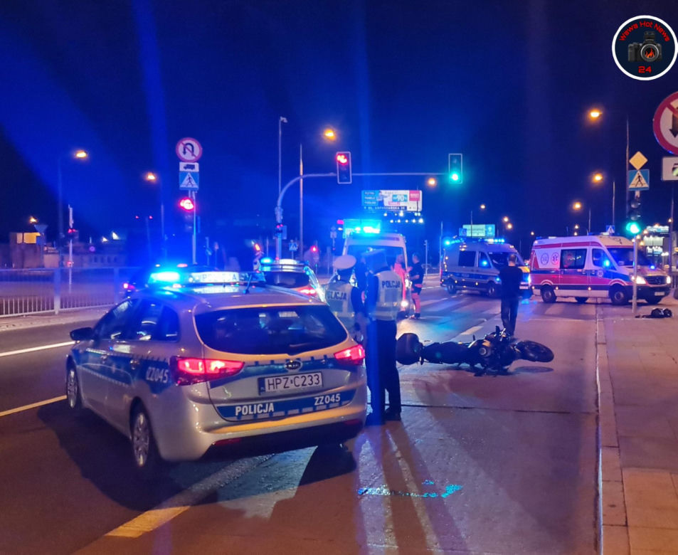 Ksiądz rozjechał motocyklistów. Jedna osoba trafiła do szpitala