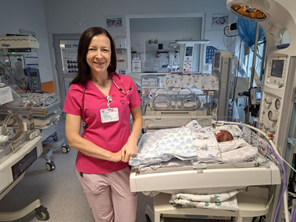 Dr Magdalena Kukulska, koordynator oddziału neonatologicznego w słupskim szpitalu