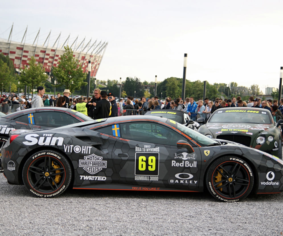 Gumball 3000 2017 w Polsce, Warszawa Stadion Narodowy