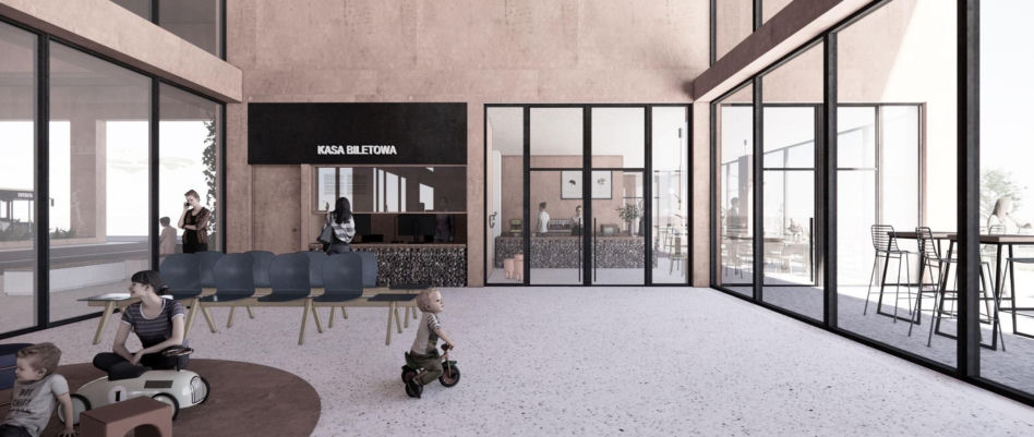 Centrum przesiadkowe w Rybniku według NM Architekci, Zuzanny Szpocińskiej i Jerzego Grochulskiego