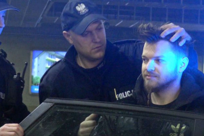 Sylwester Wardęga zatrzymany przez policję