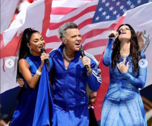 Robbie Williams i Nicole Scherzinger rozgrzali finał mundialu! Ich występ przejdzie do historii