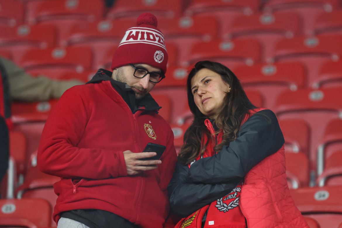 Widzew Łódź - Górnik Zabrze: Zdjęcia kibiców i zawodników z klasyku w ramach 12. kolejki PKO BP Ekstraklasy