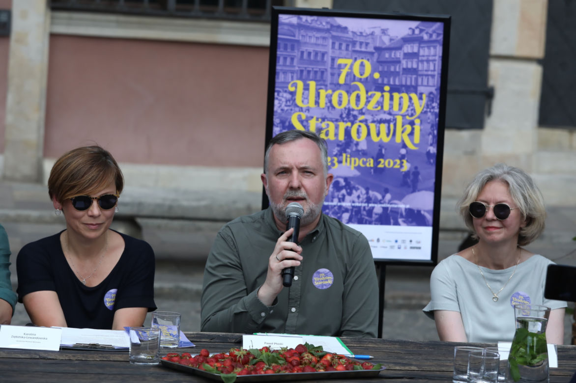 70. Urodziny Starówki w Warszawie - konferencja prasowa