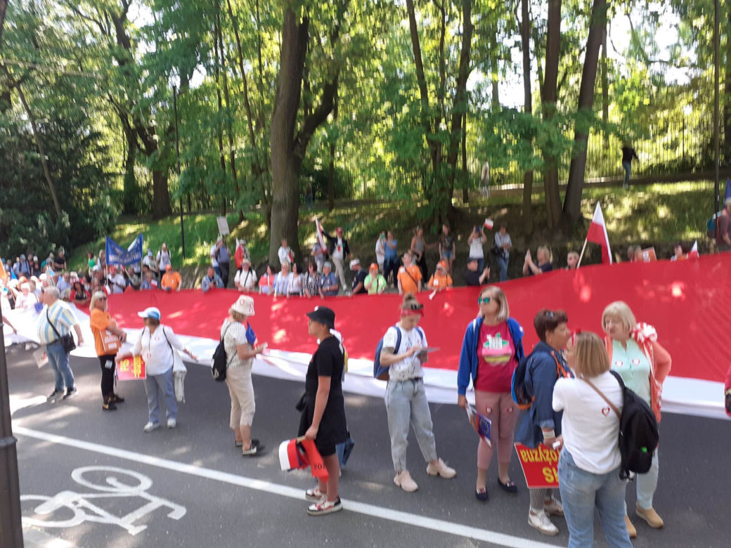Marsz 4 czerwca w Warszawie - tłumy na ulicach stolicy!