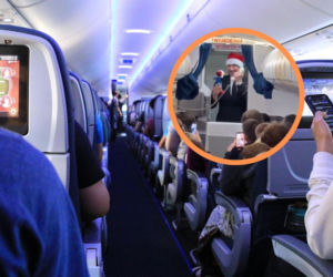 Śpiewający steward z LOT-u podbija świat! Jego świąteczny występ w samolocie to hit internetu