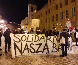 Protest na ulicach Torunia 28 stycznia