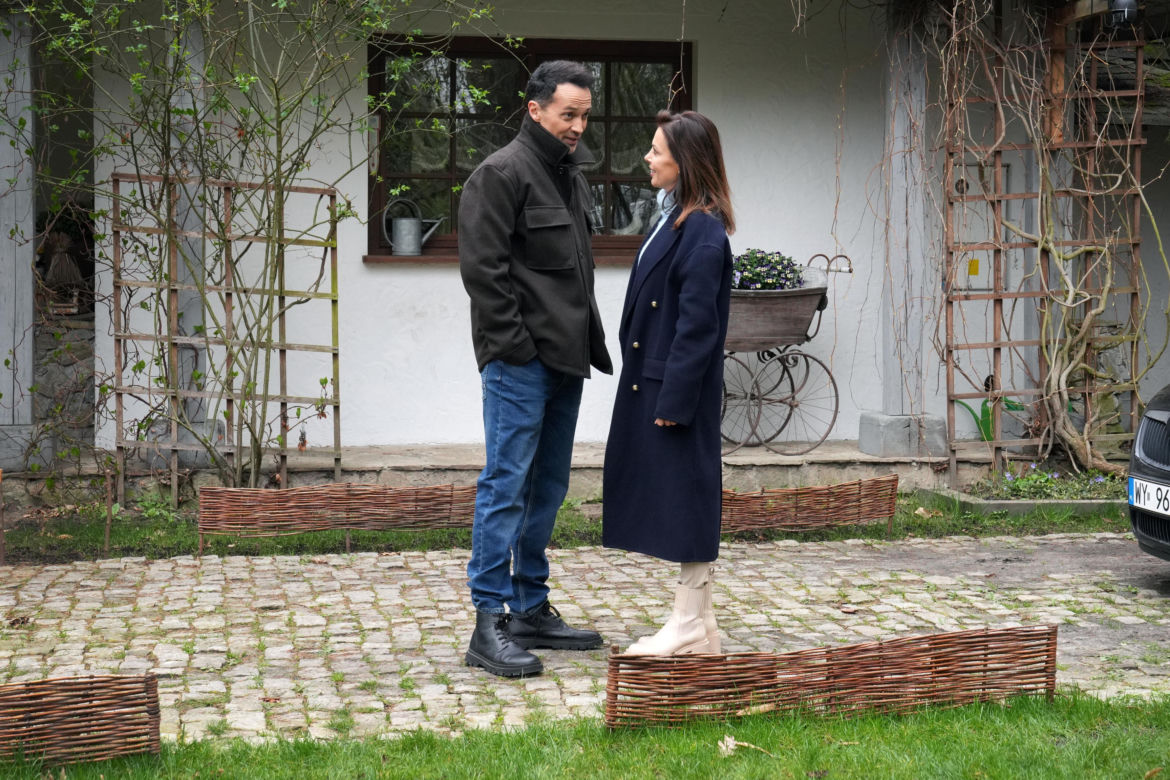 Barwy szczęścia, odcinek 3042: Kasia (Katarzyna Glinka), Mariusz (Rafał Cieszyński)