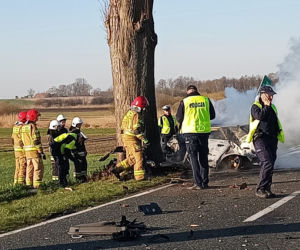 Tragiczny wypadek w miejscowości Głogowiniec [ZDJĘCIA] 