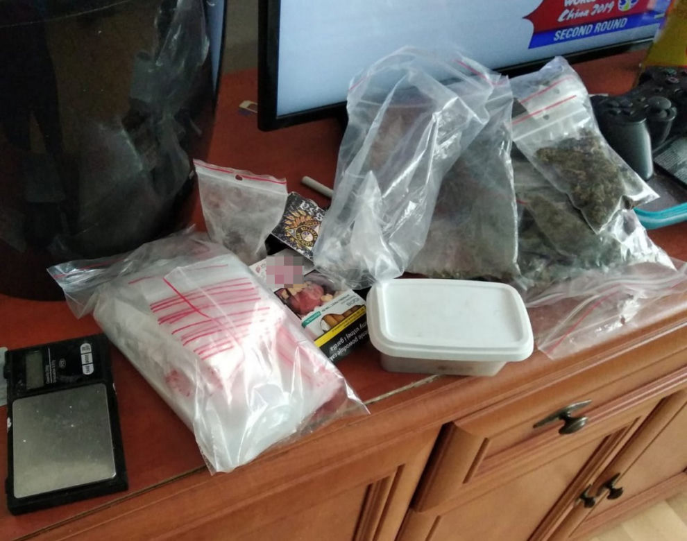 Amfetamina i marihuana w mieszkaniu na Glinkach! 