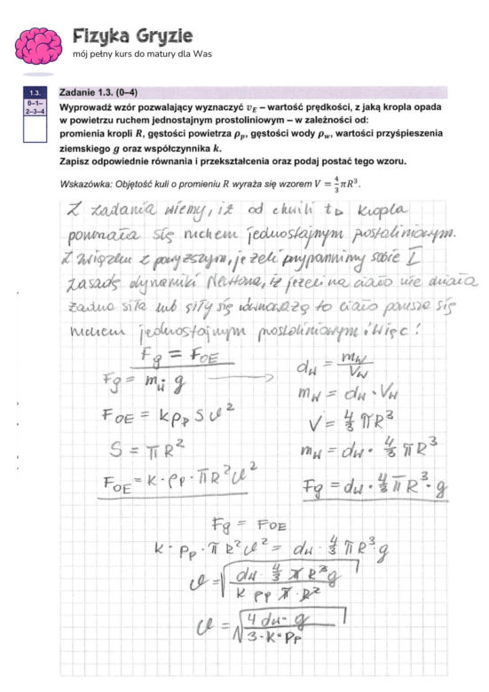 Matura 2024 fizyka - odpowiedzi 