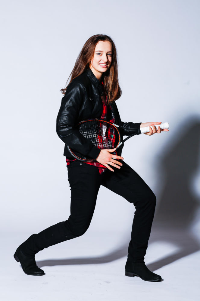 Iga Świątek jako 15-latka