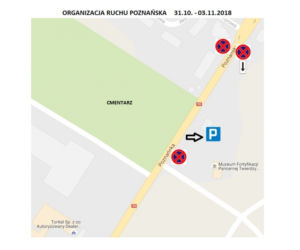 Zmiana organizacji ruchu przy cmentarzach w Toruniu - szczegóły!