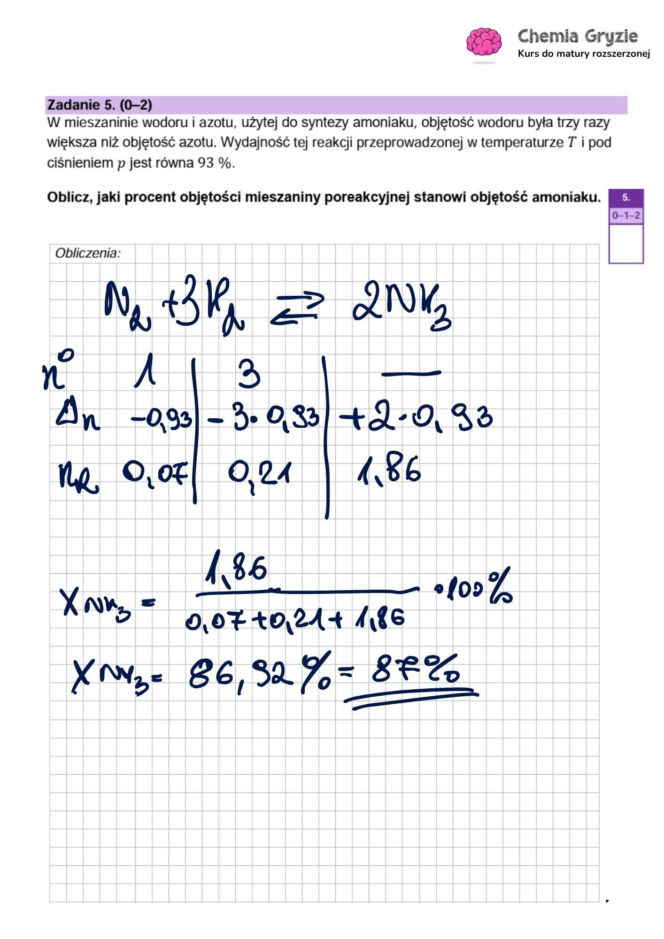 Matura próbna CKE 2026 - chemia. Poprawne odpowiedzi