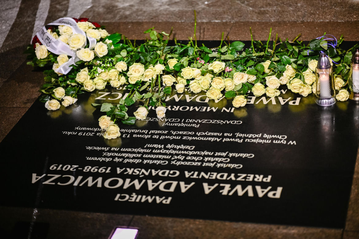 Gdańsk. 7. rocznica śmierci Pawła Adamowicza
