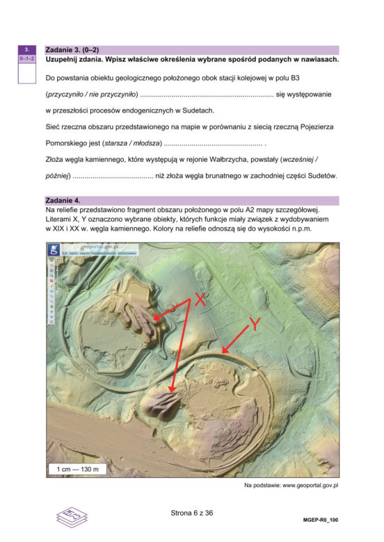 Matura rozszerzona geografia 2024 - ARKUSZE CKE