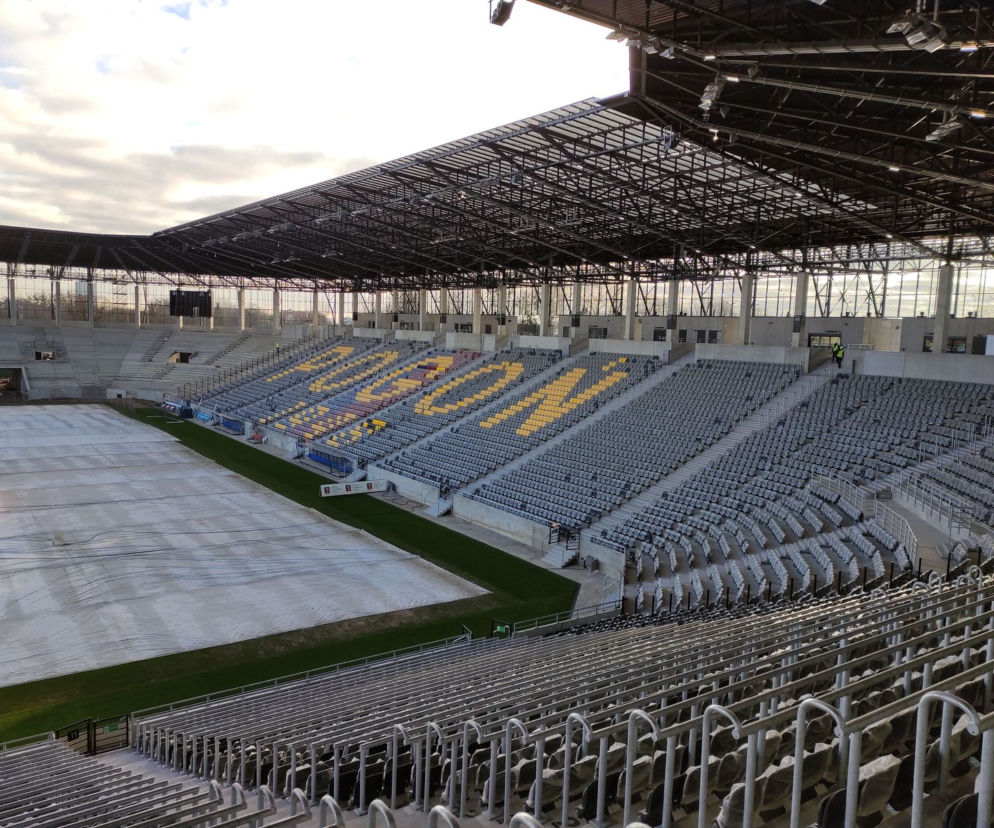 Stadion Pogoni Szczecin czeka na przyjęcie kibiców