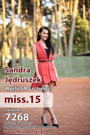 Wybory miss polski 2014 Sandra Jędruszek