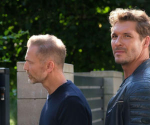 M jak miłość odc. 1897. Marcin (Mikołaj Roznerski), Andrzej Budzyński (Krystian Wieczorek)