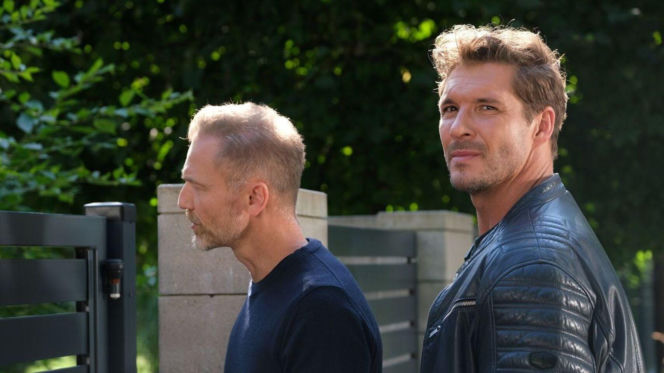 M jak miłość odc. 1897. Marcin (Mikołaj Roznerski), Andrzej Budzyński (Krystian Wieczorek)