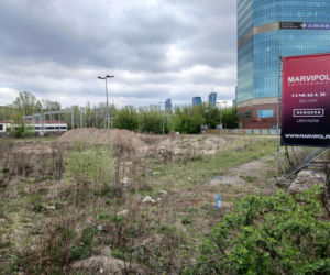 Przyszła lokalizacja inwestycji mieszkaniowej Aleje 138 w Warszawie