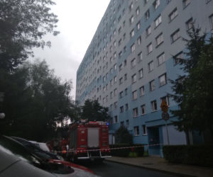 Rzeszów. Pożar mieszkania na podwisłoczu [ZDJĘCIA]