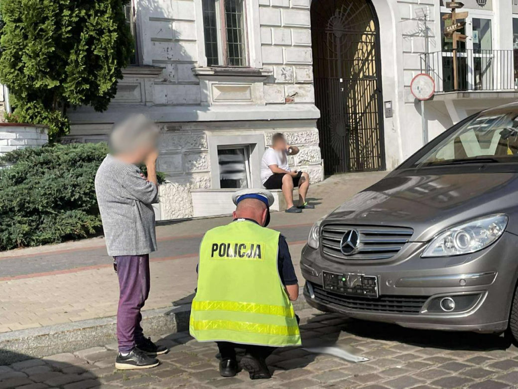 Potrącenie rowerzysty w Iławie