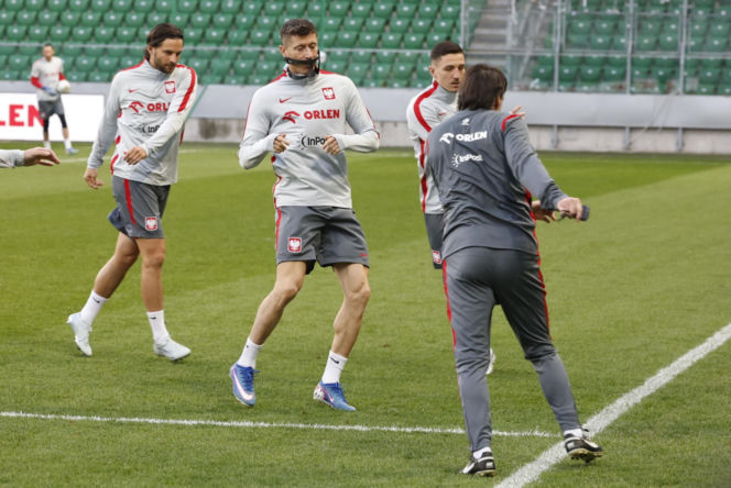 Trening reprezentacji Polski w Warszawie