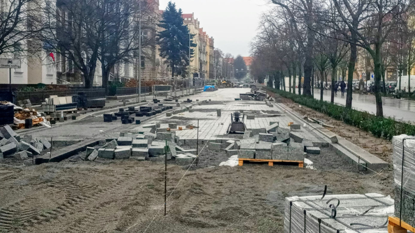 Przebudowa al. Jana Pawła II