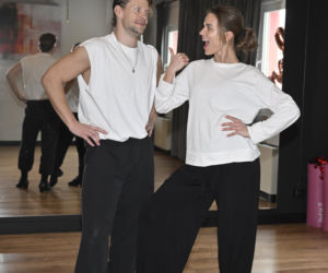 Sebastian Fabijański na probach do Tańca z Gwiazdami