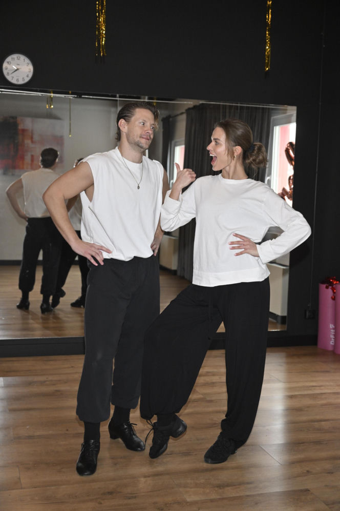 Sebastian Fabijański na probach do "Tańca z Gwiazdami"