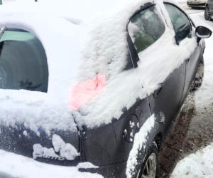 Myśleli, że auto jest puste. Gdy zajrzeli do środka, nie mogli uwierzyć