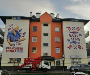Franciszek Kotula na muralu w Rzeszowie