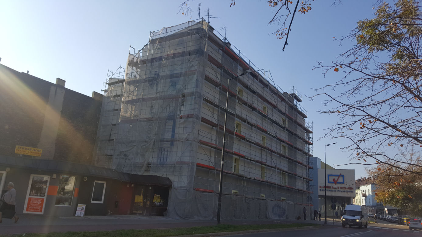 Trójwymiarowy mural powstaje w Sosnowcu