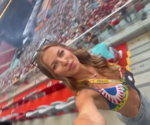 Anna Lewandowska na koncercie