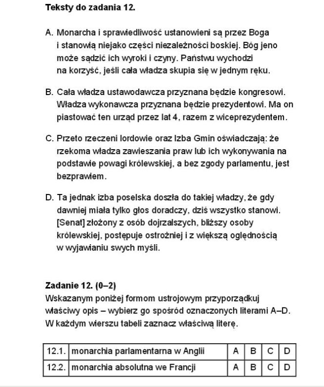 Strona 15. Egzamin gimnazjalisty. CZĘŚĆ HISTORIA-WOS