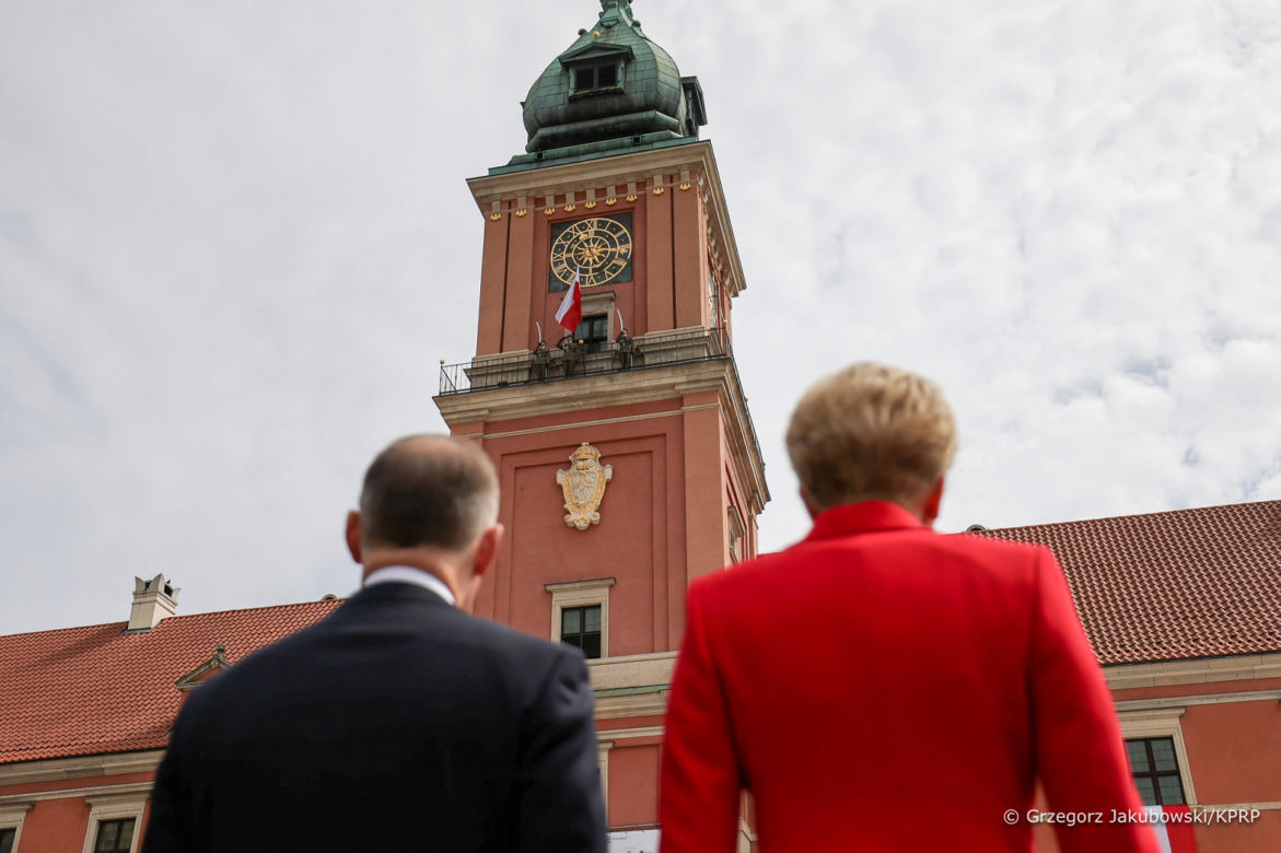 Agata Duda na Święcie Flagi