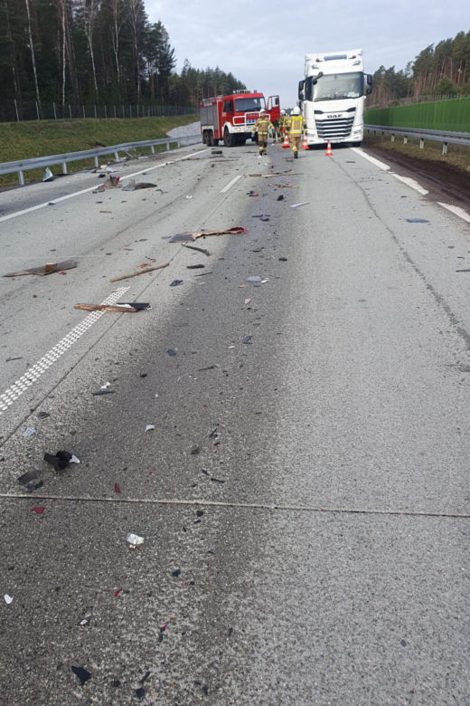 Wypadek na A18