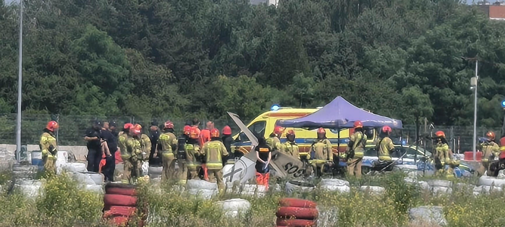 Wypadek samolotu w Warszawie! Nieoficjalnie: Są ofiary