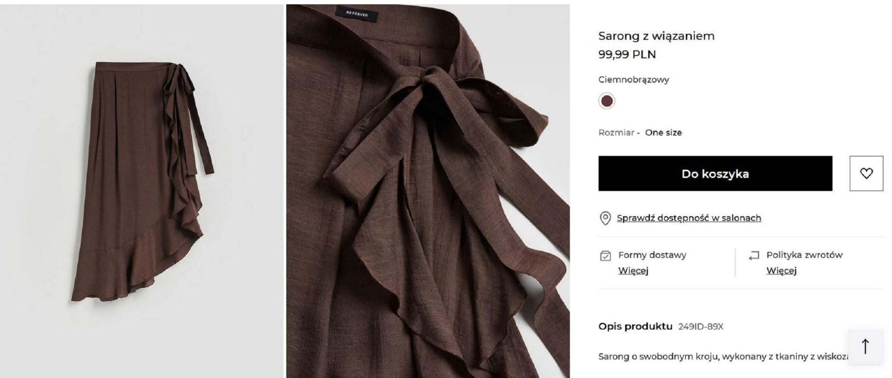 To najmodniejsza spódnica tej wiosny. W Reserved znajdziesz idealne modele