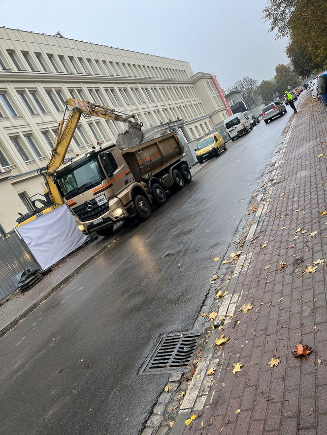 Kraków. Budowa hotelu Nobu