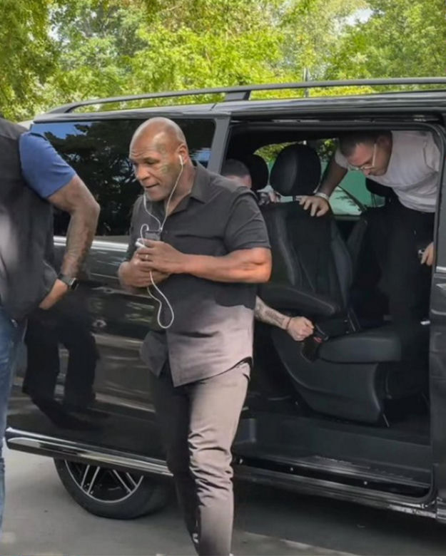 Mike Tyson z żoną w Berlinie