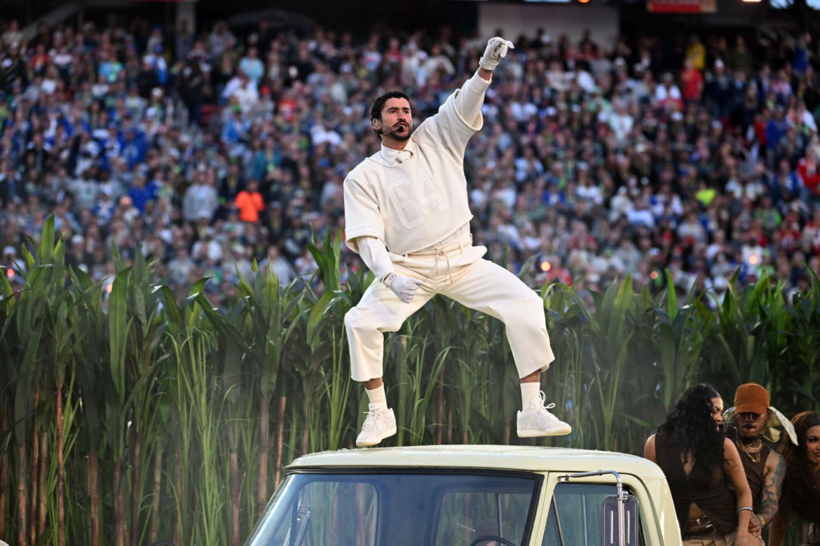 Bad Bunny podczas Super Bowl 2026