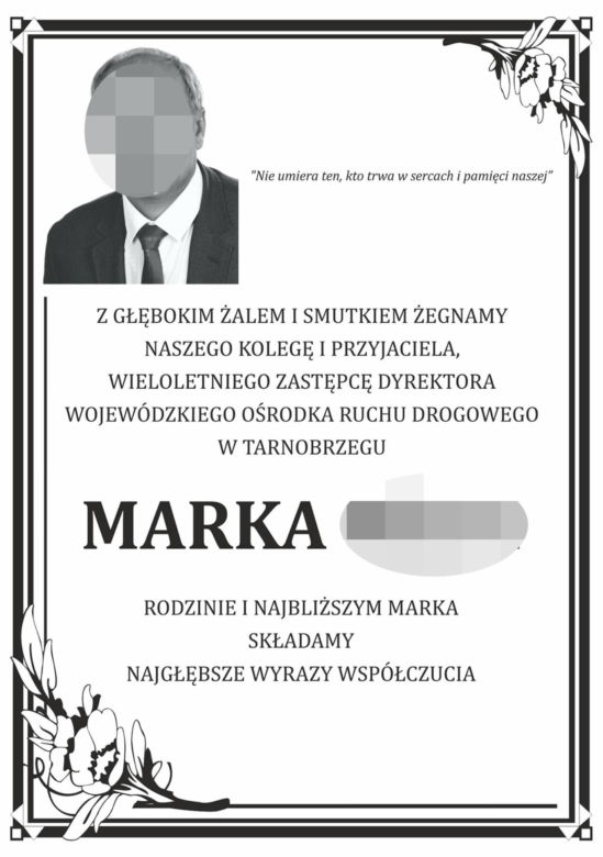 Wicedyrektor WORD-u zginął w wypadku! Nie zatrzymał się przed znakiem "stop"? [ZDJĘCIA]