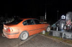 Uciekał przed policją i wjechał na cmentarz
