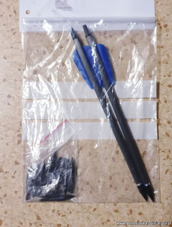 Zwyrodnialec strzelał do psa z kuszy