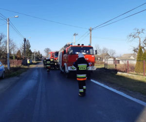 Pożar w Polanach. 