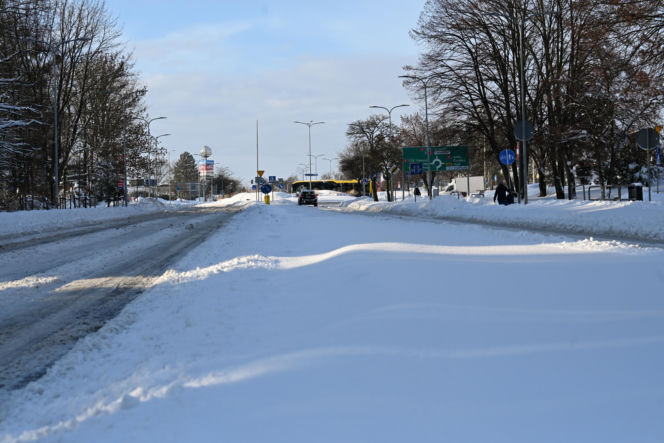 Słupsk pod śniegiem