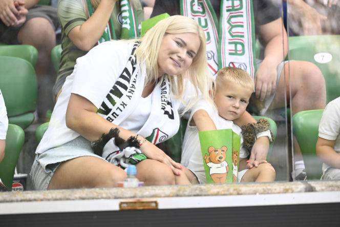 Legia Warszawa - Zagłębie Lubin: Zdjęcia kibiców